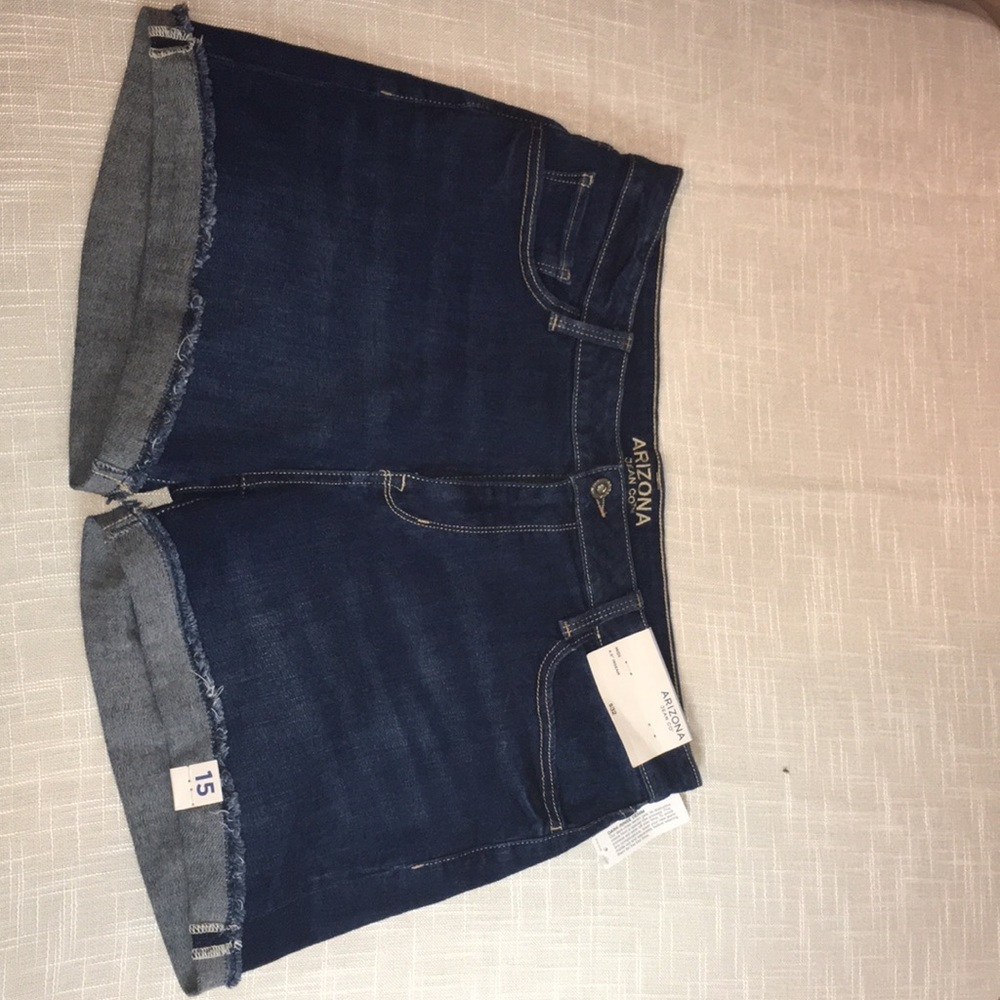 Arizona Jean Co. Dark Washed Denim Shorts